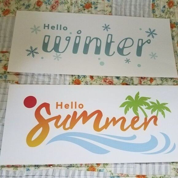 Wooden Picture Display Frame Board 14 Signs, Leaves, Mini Clothes Pins, Rope - Picture 11 of 12